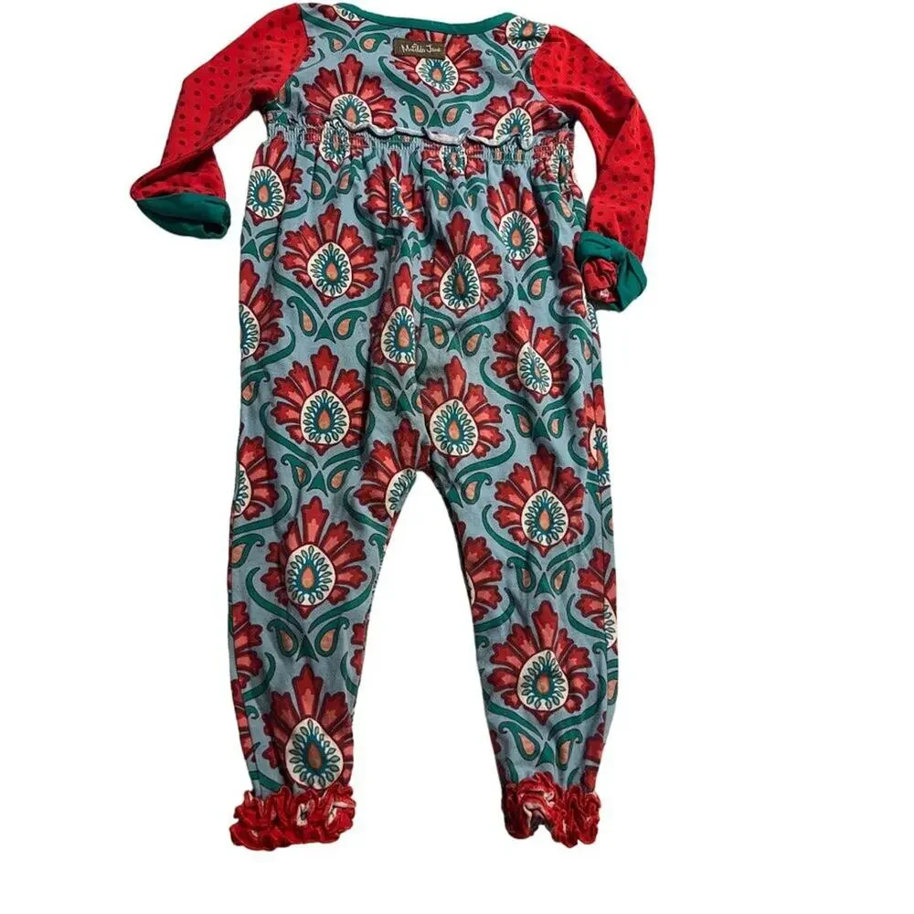 Matilda Jane BETTER NOT POUT Romper Infant Girls Size 12-18 months Knit One-Piec